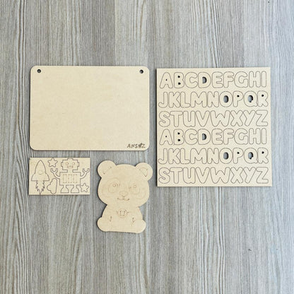 Personalized Wooden Name Plates - Fun DIY for Kids