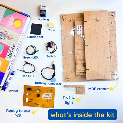 Traffic Light Activation DIY Electronic Kit | Ansoz